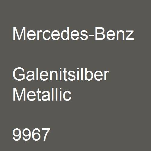 Mercedes-Benz, Galenitsilber Metallic, 9967.